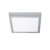 Plafón Led 18w Cuadrado Aluminio 210x210 Mm Slim Cct Seleccionable Galán Switchdimm Gris