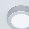 Plafón Led 6w Circular Aluminio Slim Ø110 Mm Cct Seleccionable Galán Switchdimm Cct  Gris