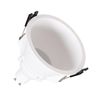 Foco Downlight Cónico Gu10 6w Corte Ø 85 Mm Pc Blanco Blanco Frío No Flicker 6500k