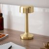 Lámpara De Mesa Led 3w Portátil Con Batería Usb Recargable Ciara Dorado