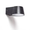 Aplique De Pared Exterior Led 7w Aluminio Dumai Negro Mate