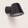 Aplique De Pared Exterior Acero Inoxidable Oroco Negro Mate