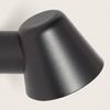 Aplique De Pared Exterior Acero Inoxidable Oroco Negro Mate