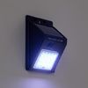 Aplique De Pared Exterior Solar Led Ip65 Encendido Crepuscular Blanco Frío 6500k