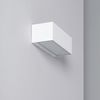 Aplique De Pared Exterior Led 16w De Aluminio Iluminación Doble Cara Cct Seleccionable Gropius Blanco