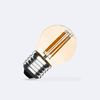 Bombilla Filamento Led E27 4w 400 Lm Regulable G45 Gold Blanco Cálido No Flicker 2700k