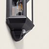 Aplique De Pared Exterior Newquay Con Sensor Crepuscular Negro