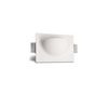 Aplique De Pared Integración Escayola/pladur Para Bombilla Led E14 Corte 283x283 Mm Blanco