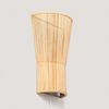 Aplique De Pared Bambú Zahara Iluzzia Natural