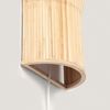 Aplique De Pared Bambú Zahara Iluzzia Natural