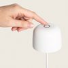 Lámpara De Mesa Led 1.2 W Portátil Para Exterior Aluminio Con Batería Recargable Wink Blanco