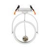 Aro Downlight Empotrable Circular Direccionable Para Bombilla Led Gu10 Ar111 Blanco