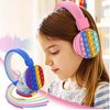 Auriculares Pop It Inalámbrico De Diadema 5.0 10m 3.7v Para Niños Azul