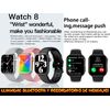 Smartwatch Klack W9 Reloj Deportivo Inteligente Llamadas Frecuencia Cardíaca Presión Arterial Compatible Iphone Samsung Universal - Blanco