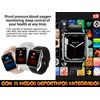 Smartwatch Klack W9 Reloj Deportivo Inteligente Llamadas Frecuencia Cardíaca Presión Arterial Compatible Iphone Samsung Universal - Blanco