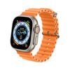 Smartwatch |reloj Inteligente Hd Con Atajos | Pantalla Grande De 49mm | Pantalla De Zafiro | Esfera De Titanio | Carga Inalámbrica | Compatible Android/ios | Notificaciones | Monitoreo De Salud | Reproductor De Música Y Cámara Bluetooth|naranja