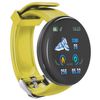 Reloj Smartwatch Klack Kd18 Con Pantalla Tft De 1.3", Frecuencia Cardíaca, Presión Arterial Y Notificaciones Amarillo