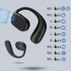 Auriculares Klack Bluetooth 5.3 Por Conducción Osea Con Funda De Carga, 12 Horas, Impermeables, Inalámbricos Para Iphone, Android Y Pc, Conciencia De Entorno