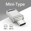 Mini Pendrive Klack De Metal Con Salida Otg Tipo-c