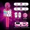 Micrófono Karaoke Bluetooth Klack , 4 En 1 Microfono Inalámbrico Portátil  Para Niños, Musica, Función De Eco, Compatible Con Android, Pc Rosa