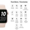 Pack Smartwatch Klack Con Auriculares De Diadema Klack Bluetooth Blanco