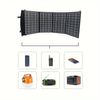 Panel Solar Cargador Klack Plegable Portátil Para Exteriores Con Bolsa Impermeable De Tela De Silicio Monocristalino, 60w, Carga Rápida Usb Para Teléfono Móvil Y Tableta