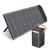 Panel Solar Cargador Klack Plegable Portátil 100w Y Pwerbank - Banco De Energía De 50.000 Mah - 65w