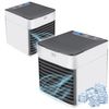 Ventilador Enfriador Portatil De Aire - Pack De 2 - Humidificador Climatizado Frio Con Cable Usb Incluido