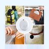 Localizador Inteligente Gps Klack Smart Tag Para Ios, Localizador Global Sin Límite De Distancia, Búsqueda De Llaves, Vehículos, Carteras, Equipajes, Gatos Ó Perros - Blanco