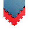 Lote X10 Losetas Tatami Puzzle - Rojo/azul  Esterilla Reversible Antideslizante  Suelo Para Gimnasios, Artes Marciales, Judo  Espesor: 40mm