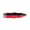 Lote X10 Losetas Tatami Puzzle - Rojo/negro  Esterilla Reversible Antideslizante  Suelo Para Gimnasios, Artes Marciales, Judo  Espesor: 25mm