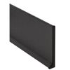 Rodapie Aluminio Labio Inferior Negro 3m