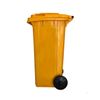 Contenedor De Basura Reciclables De Colores Con Ruedas   Mango Antideslizante  120 L (amarilla)jardin202