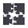 Esterilla Puzzle Para Suelos De Gimnasio Y Fitness  Negro  Protección De Goma Espuma, Tatami Puzzle Expandible 48 Uds 60x60