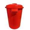 Cubo Basura De Plástico Con Tapadera  Cubo Almacenaje Y Reciclar  21 Litros (rojo)jardin202