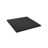 Loseta De Caucho Maciza Profesional  50x50cm  Especial Para Gimnasios Y Competiciones  Fitness  15 Mm - 1 Unidad (negra)jardin202