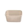 Cesta Para La Colada 25 X 53 X 36 Cm - Cesto Ropa Sucia – Cesta Rectangular Con Asas Diseño Mimbre  Crema