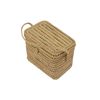 Cesta De Mimbre Picnic Multiusos – Cesta De Transporte De Mimbre Trenzado  35 X 25 X 23 Cm