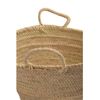 Bolso De Mimbre - Cesta De La Compra Con Asas - Capazo Fibras Naturales  26 X 19 X 19 Cm (asas De Mimbre)jardin202