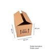 Caja De Cartón Para Mudanza – Cajas De Almacenajes Con Solapa Resistente  60x40x40cm (pack 10 Uds)jardin202