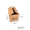Caja De Cartón Para Mudanza – Cajas De Almacenajes Con Solapa Resistente  60x40x40cm (pack 5 Uds)jardin202