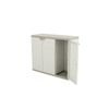 Armario Medio  De 2 Estantes  3 Puertas  Titanium Beige  105x44x88 Cm  Beige