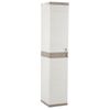 Armario Taquilla De Resina  Titanium Beige  35x44x176 Cm  Mueble Modular  Beige