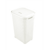 Pongotodo Diseño Rattan Para Colada 60l - Cesto Para La Ropa Sucia  Set (blanco)jardin202