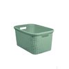 Pongotodo Diseño Rattan Para Colada 60l - Cesto Para La Ropa Sucia  Set (verde Agua)jardin202