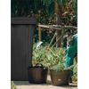 Contenedor De Basura Reciclables De Colores Con Ruedas   Mango Antideslizante  240 L (negro)jardin202