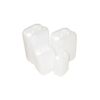 Bidón Plástico Alimentario Con Asa - Garrafa Blanca Multiusos  Pack 4 Uds (10 Litros)jardin202