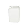 Bidón Plástico Alimentario Con Asa - Garrafa Blanca Multiusos  Unidad (20 Litros)jardin202