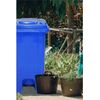 Cubo Industrial De 120 Litros Con Pedal Y Ruedas - Perfecto Para Hospitales, Escuelas, Fábricas Y Centros Comerciales  120 L (azul)jardin202