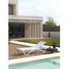 Tumbona Multiposición Para Exterior - Hamaca Elegante Y Moderno Resistente A Los Rayos Uv  Unidad (blanco)jardin202